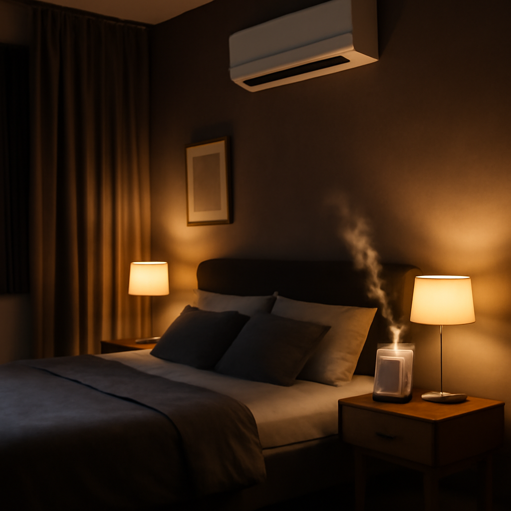 Como Usar Umidificador de Ar com Ar-Condicionado Ligado Sem Mofar o Quarto